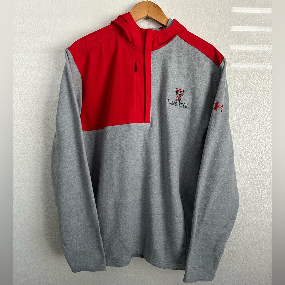 Under Armour Texas Tech Red Raiders Football Athletic Fleece Jacket NCAA Size XL
